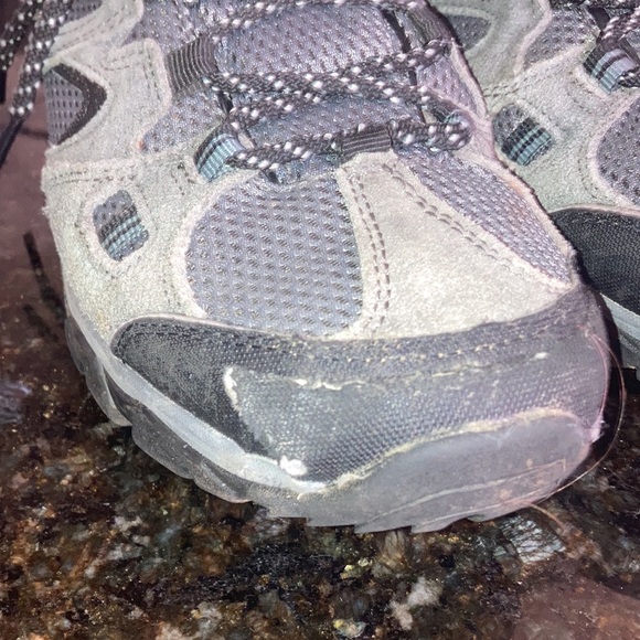 Hi Tec 8D Hiking Mountain Grey Black Shoes - Picture 2 of 10
